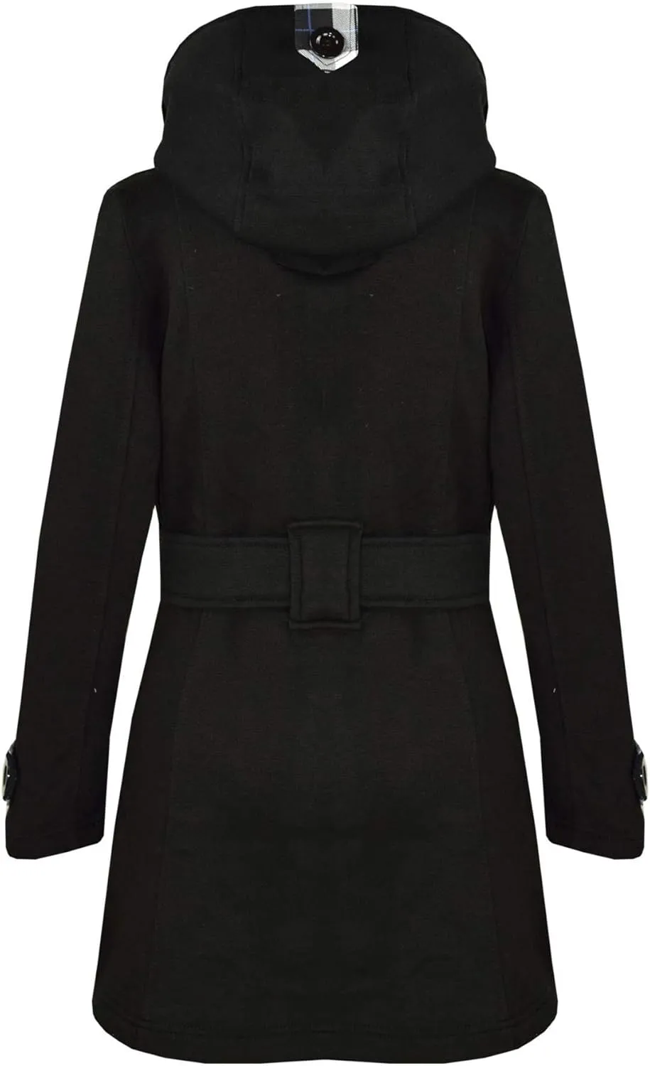 A2Z Kids Girls Overcoat Hooded Trench Coat Padded Oversized Lapels Long Parka Jacket