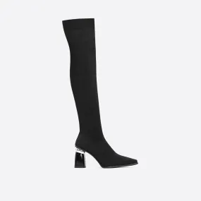 binfenxie- Women Minimalist Over Knee Boots