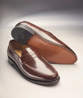 BV41 Samuel Windsor Penny Loafer Chestnut Shoe