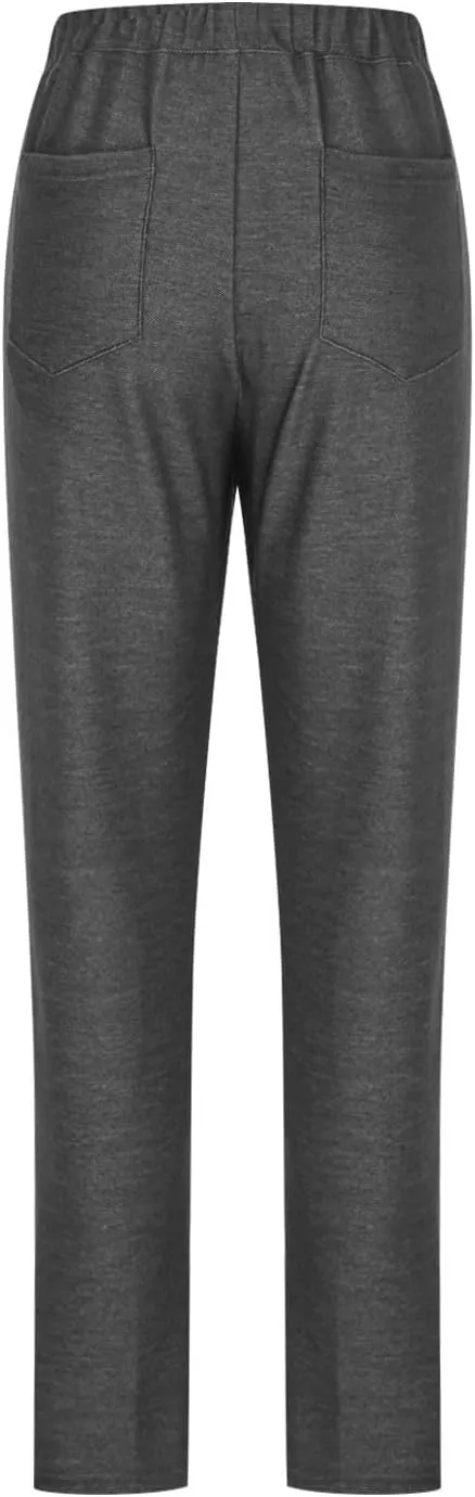 Compression Leggings for Women Trendy Jean High Waisted Plus Size Leggings with Pockets Casual Soft Stretchy Pants
