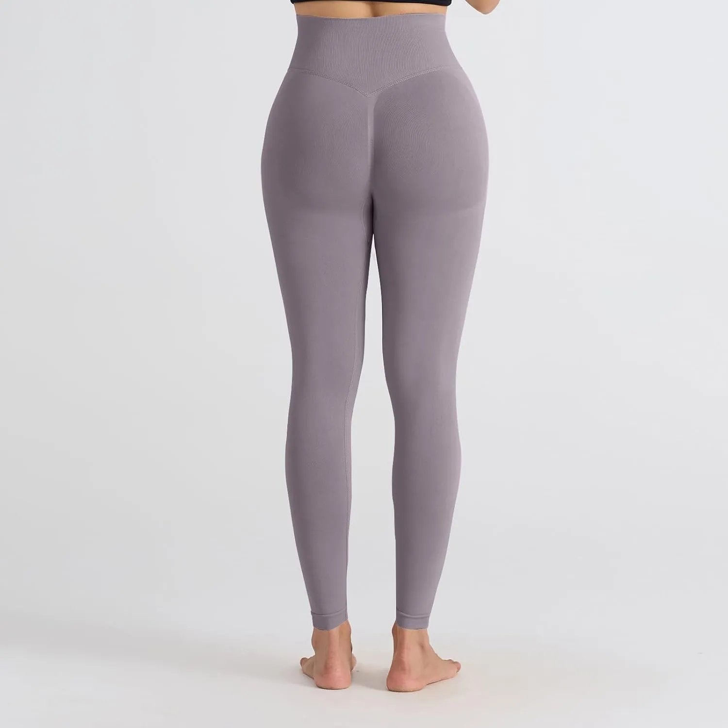 DASAYO Women's Leggings High Waist Tummy Control Scrunch Butt Lifting Exercise Leggings Seamless Stretchy Workout Yoga Pants