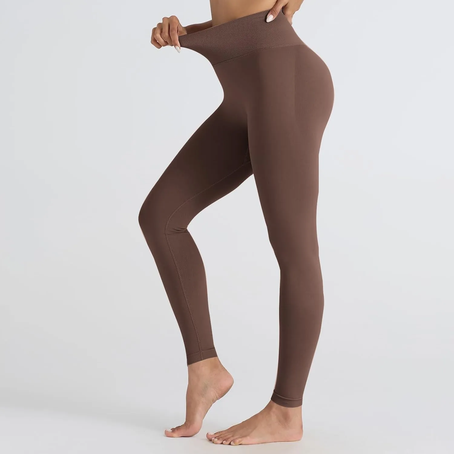 DASAYO Women's Leggings High Waist Tummy Control Scrunch Butt Lifting Exercise Leggings Seamless Stretchy Workout Yoga Pants
