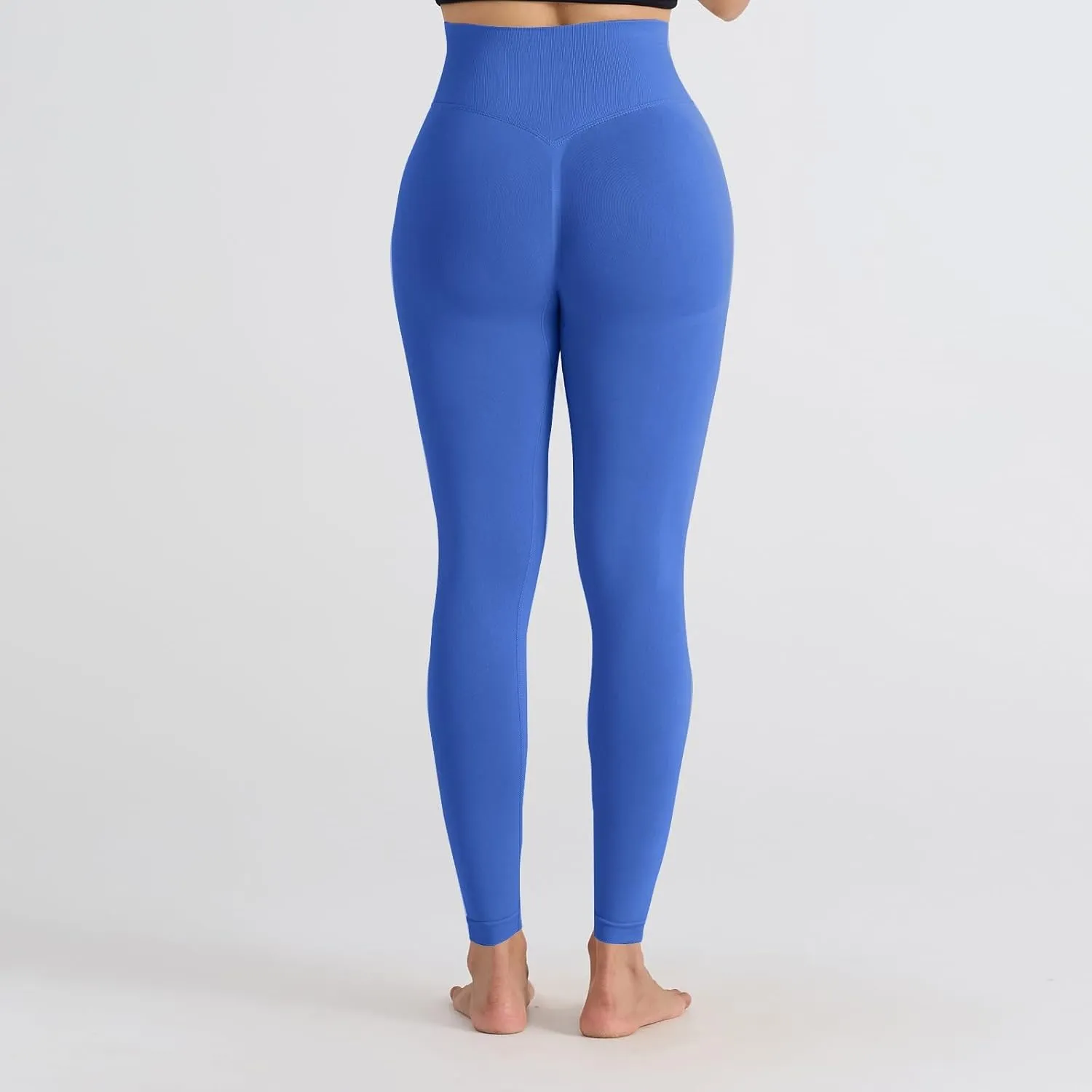 DASAYO Women's Leggings High Waist Tummy Control Scrunch Butt Lifting Exercise Leggings Seamless Stretchy Workout Yoga Pants