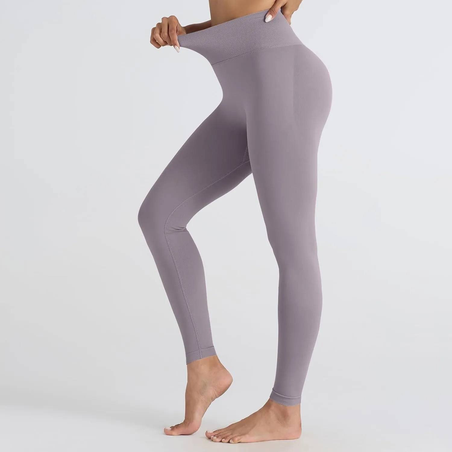 DASAYO Women's Leggings High Waist Tummy Control Scrunch Butt Lifting Exercise Leggings Seamless Stretchy Workout Yoga Pants