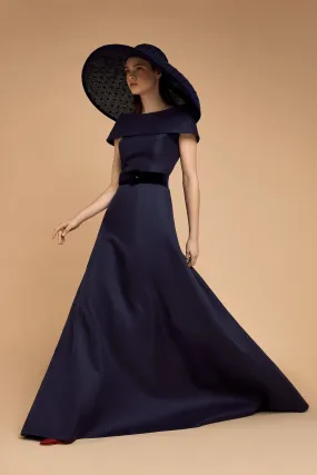 Debutante Floor Length Gown Silk Gazar