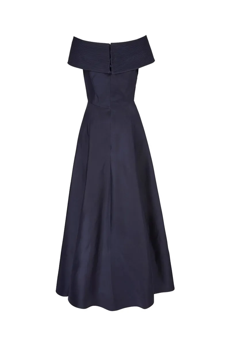 Debutante Floor Length Gown Silk Gazar