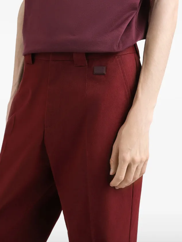 Dolce & Gabbana tailored cotton trousers