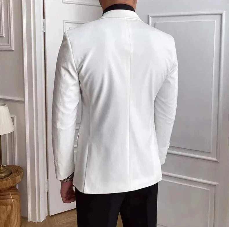 Elegant slim fit suit jacket