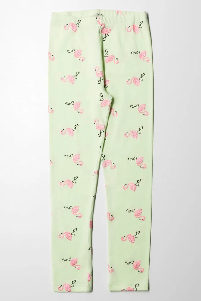 Flamingo Long Legging Light Green