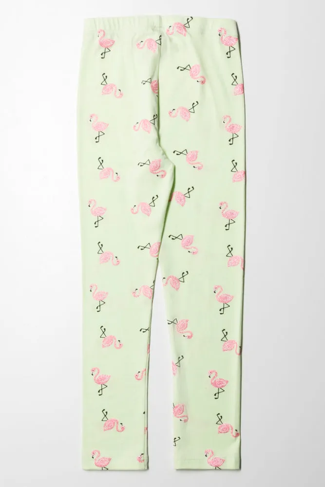 Flamingo Long Legging Light Green