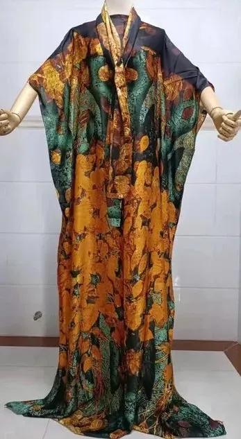 Free size silky dress