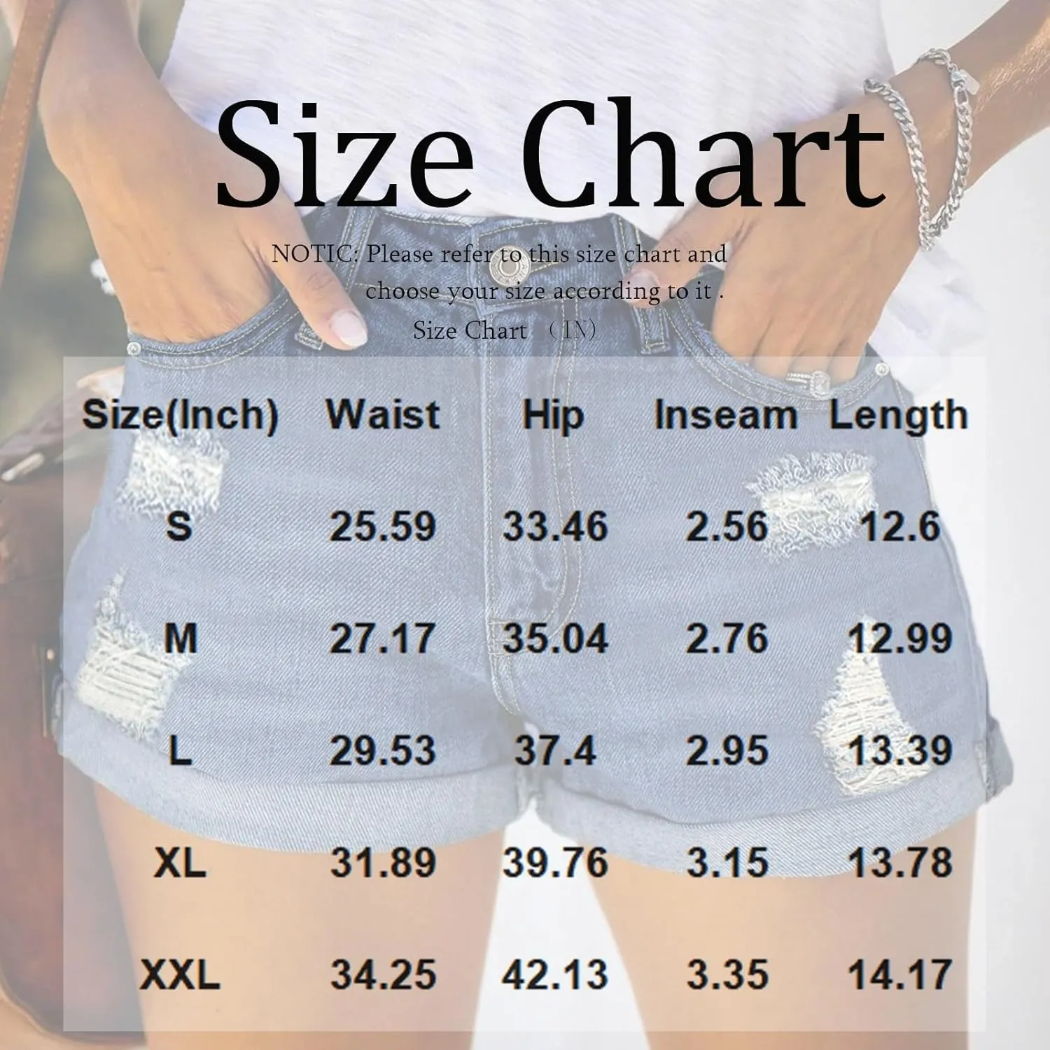 Jeans Shorts for Women High Waisted Ripped Denim Shorts Roll Up Stretchy Jeans Short Distressed Short Jean