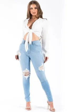 Kylie Skinny Jean in Light Wash