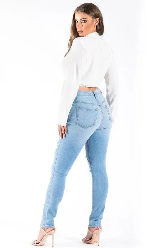 Kylie Skinny Jean in Light Wash