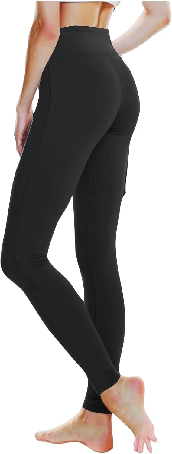 Leggings for Women Tummy Control Workout Tight Pants with Pockets Sport Active High Waist Stretchy Leggings