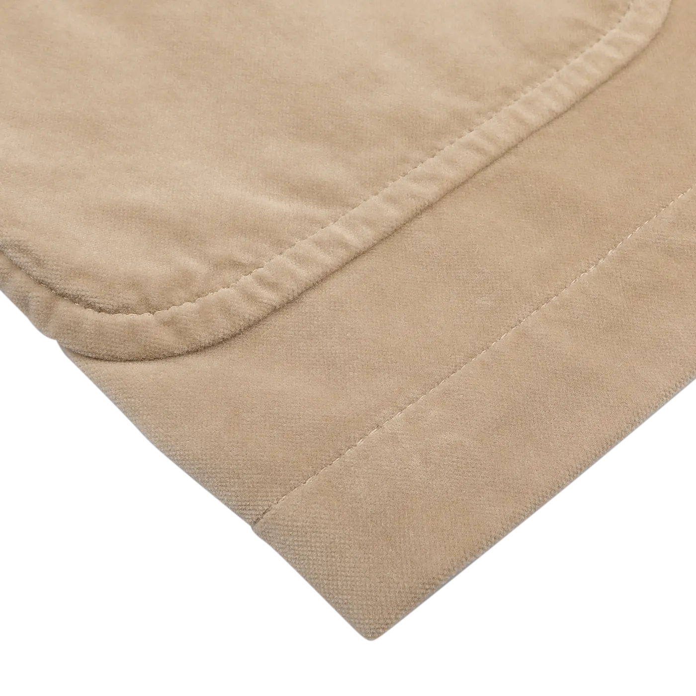 Light Beige Cotton Velvet Isaac Blazer