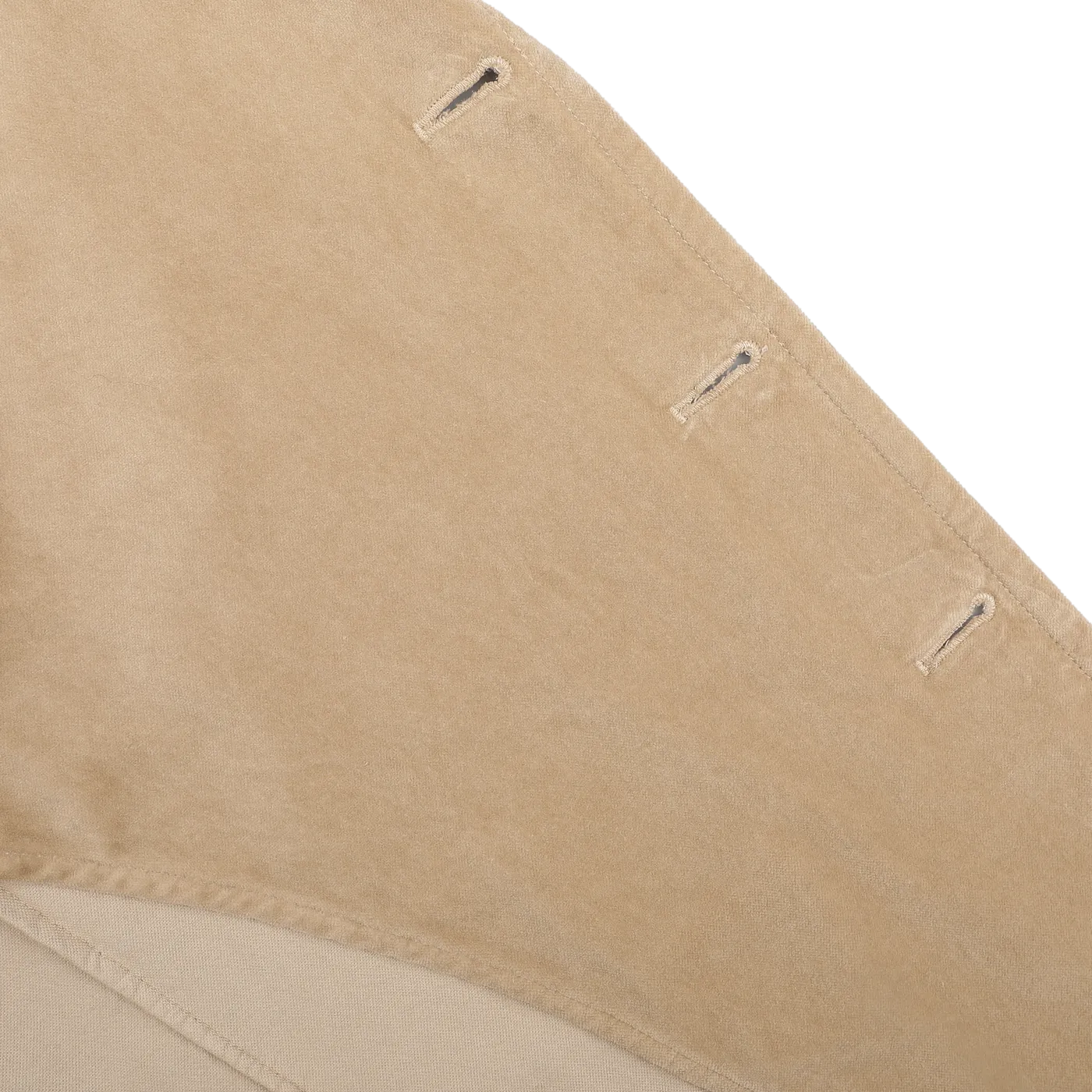 Light Beige Cotton Velvet Isaac Blazer