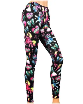 Liquor Brand Punk Lolita Magical Unicorn Leggings