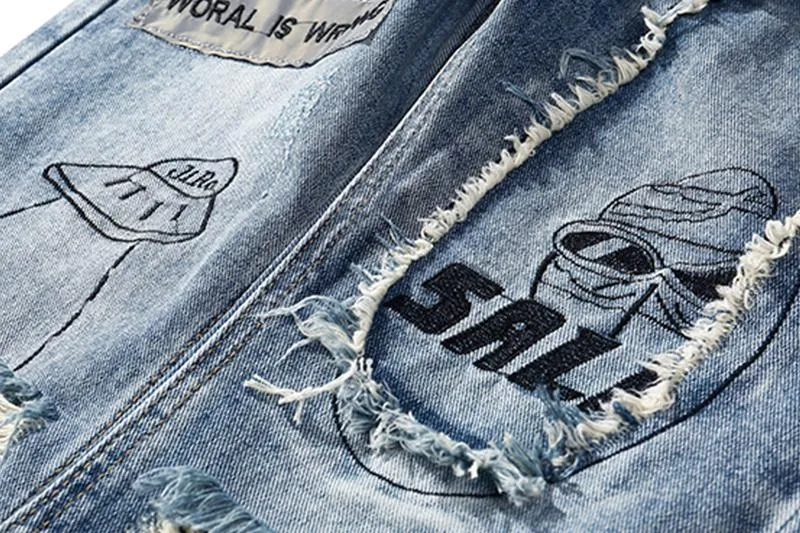 Men's Casual Ripped Jeans