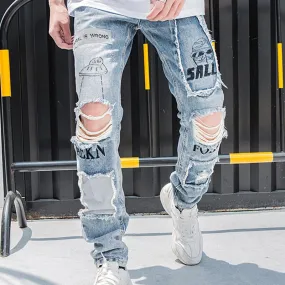 Men's Casual Ripped Jeans