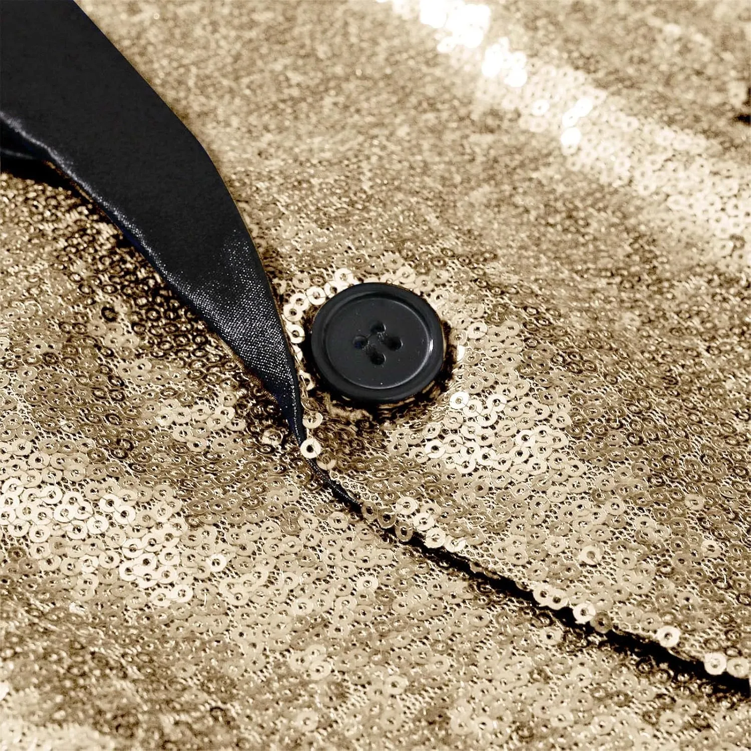 Mens Sequin Blazers Slim Fit Shiny Gold Silver Dress Suit Jacket Tuxedo Sport Coats for Prom Party Dinner