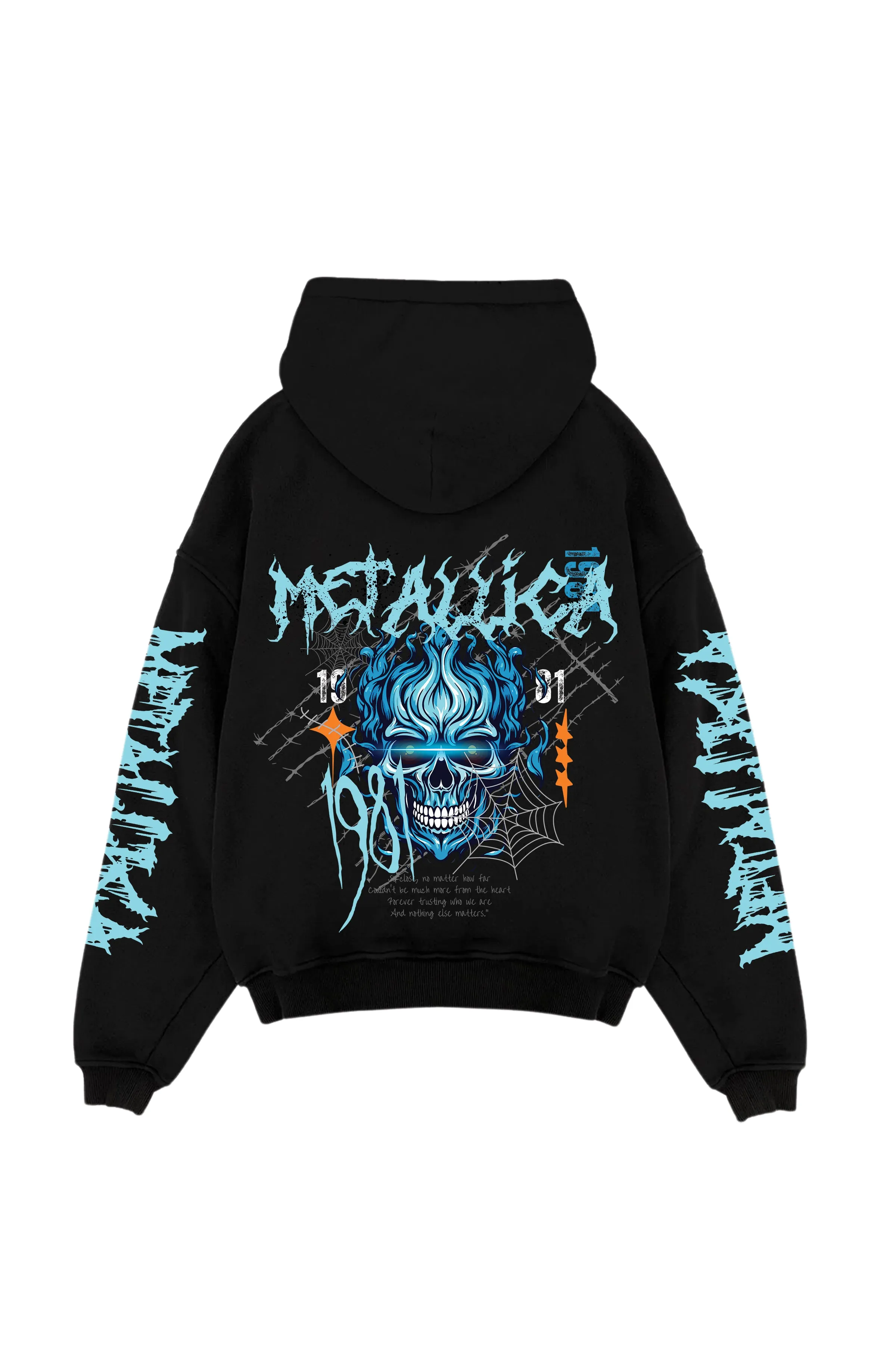 Metallica Designed Oversized Hoodie