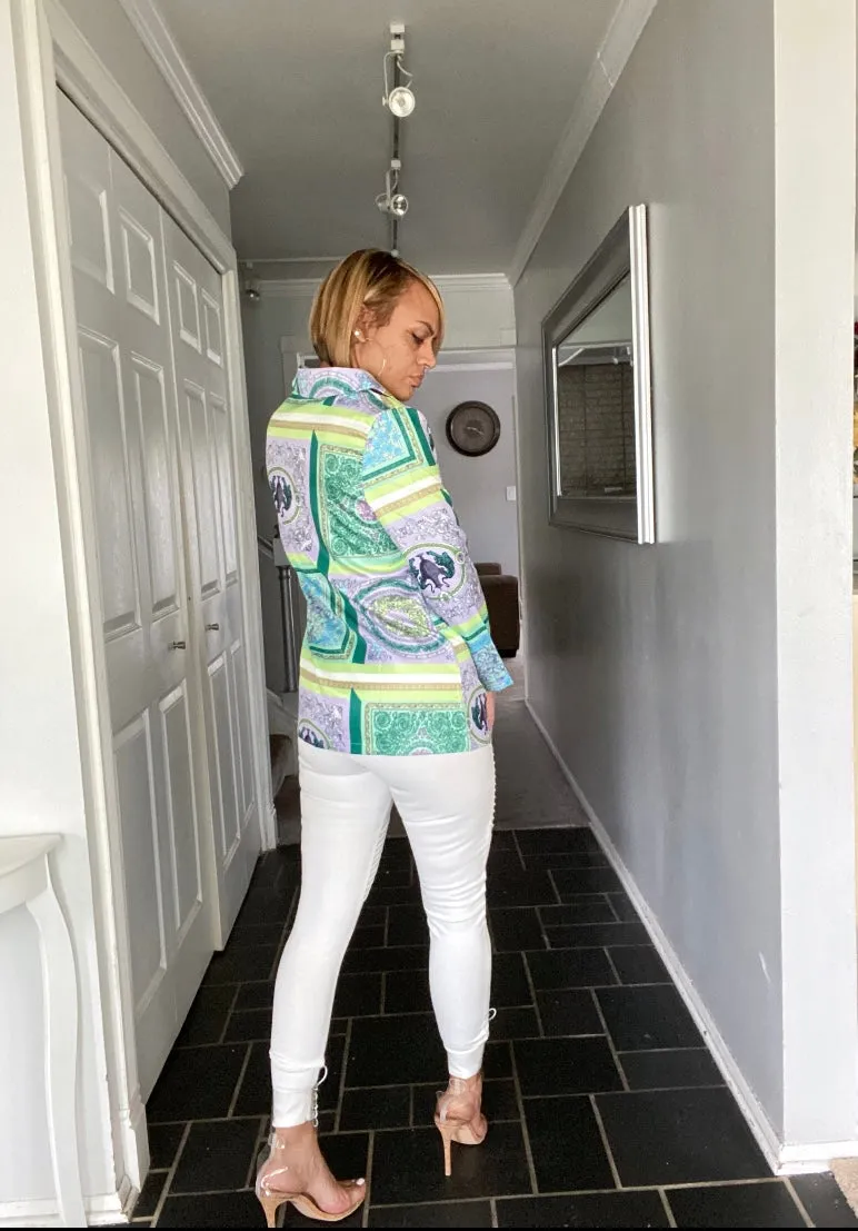 MIAMI SPICE BLAZER TOP