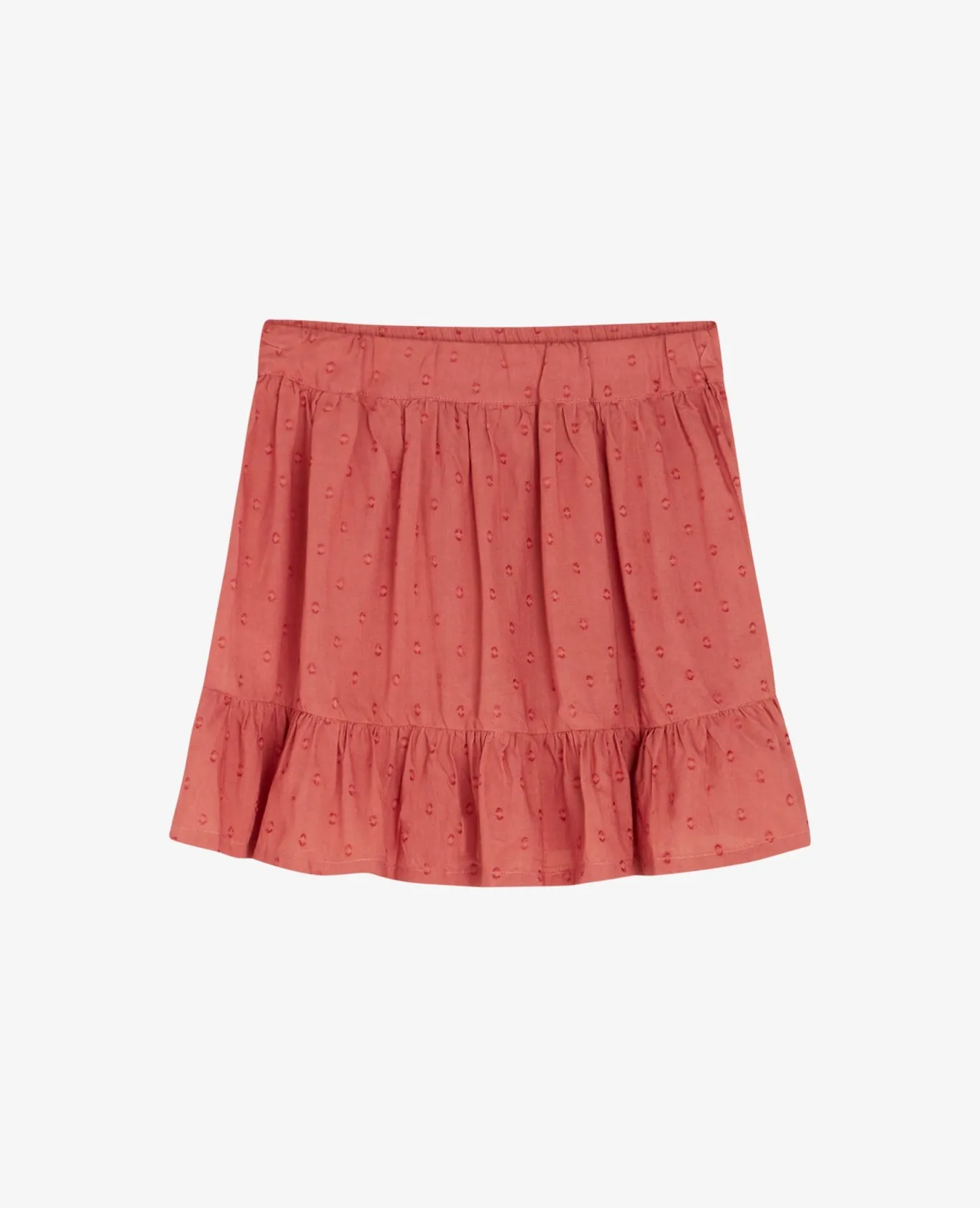 MINI STRUCTURED DOT SKIRT