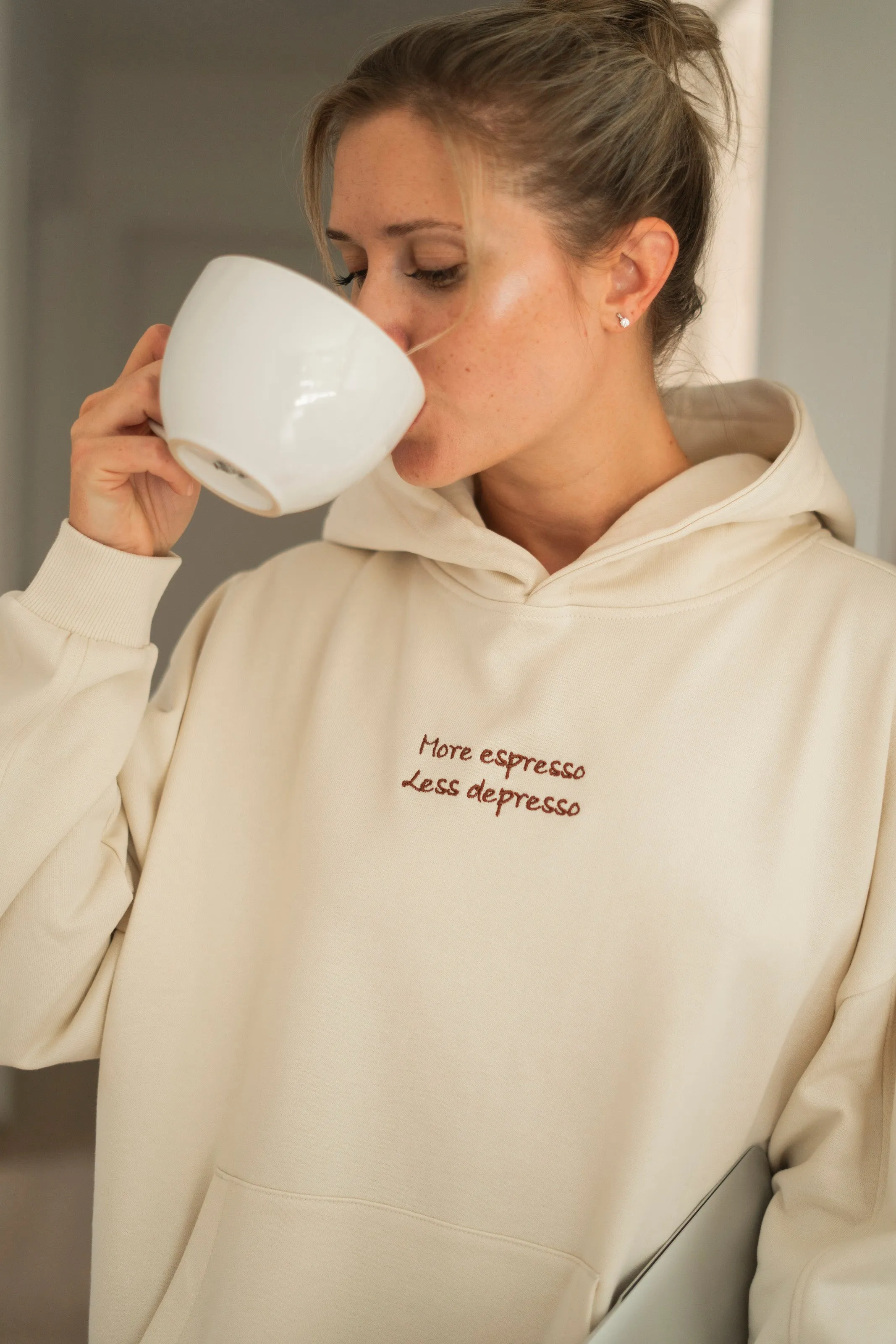 MORE ESPRESSO LESS DEPRESSO HOODIE