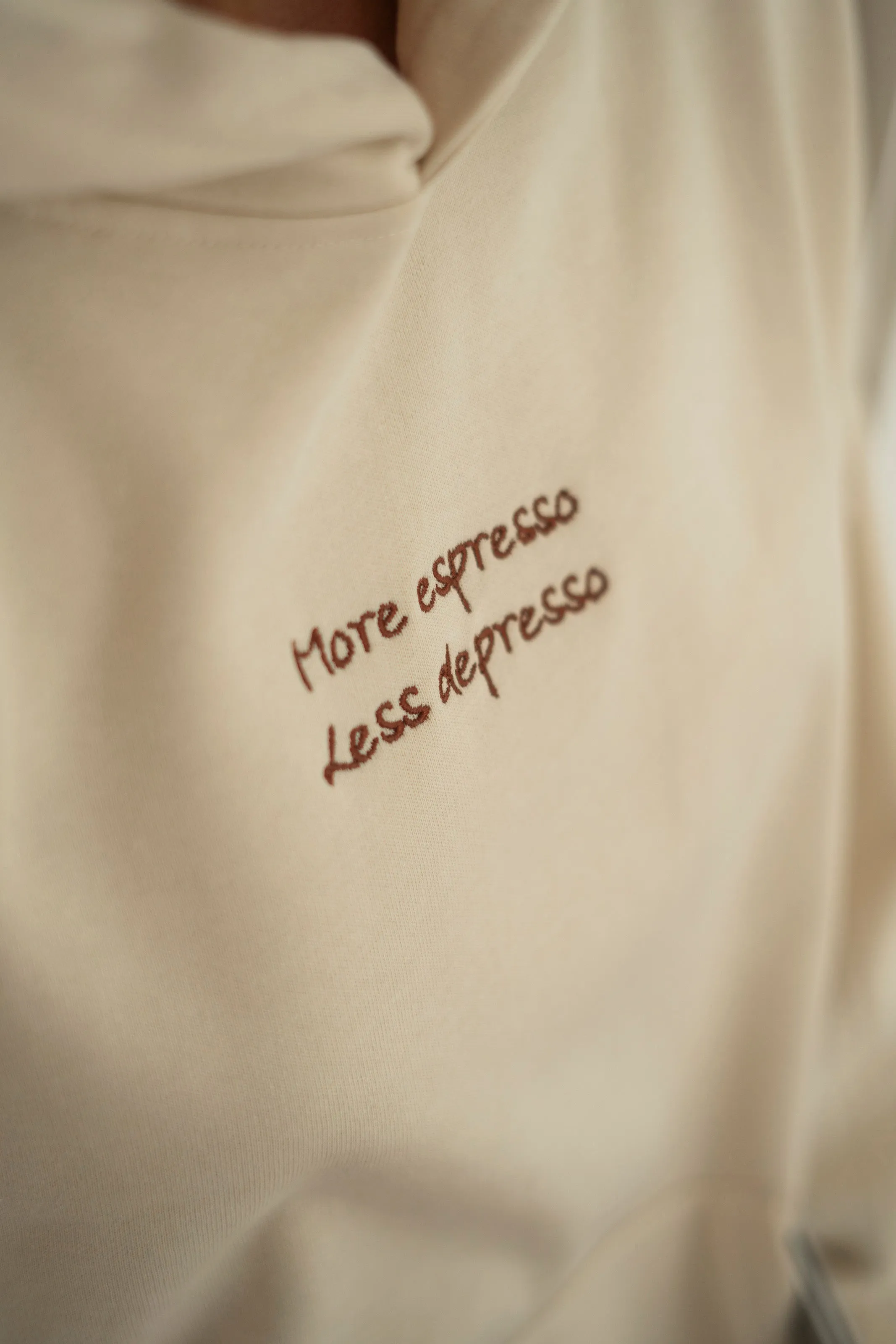 MORE ESPRESSO LESS DEPRESSO HOODIE