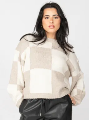 Oat Colorblock Sweater