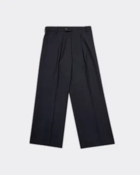 Pantalone Tailored Wool Twill Nero