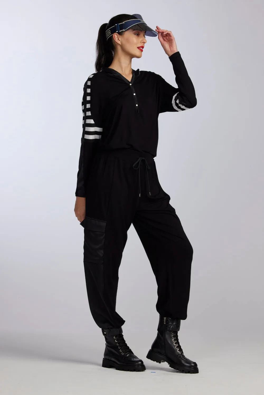 Paula Ryan Viscose Hoodie Sweater