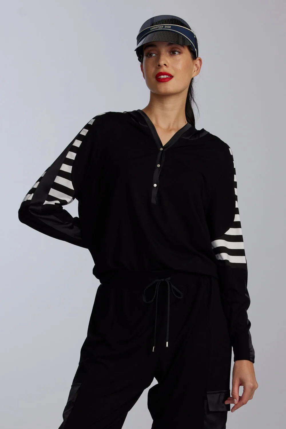 Paula Ryan Viscose Hoodie Sweater