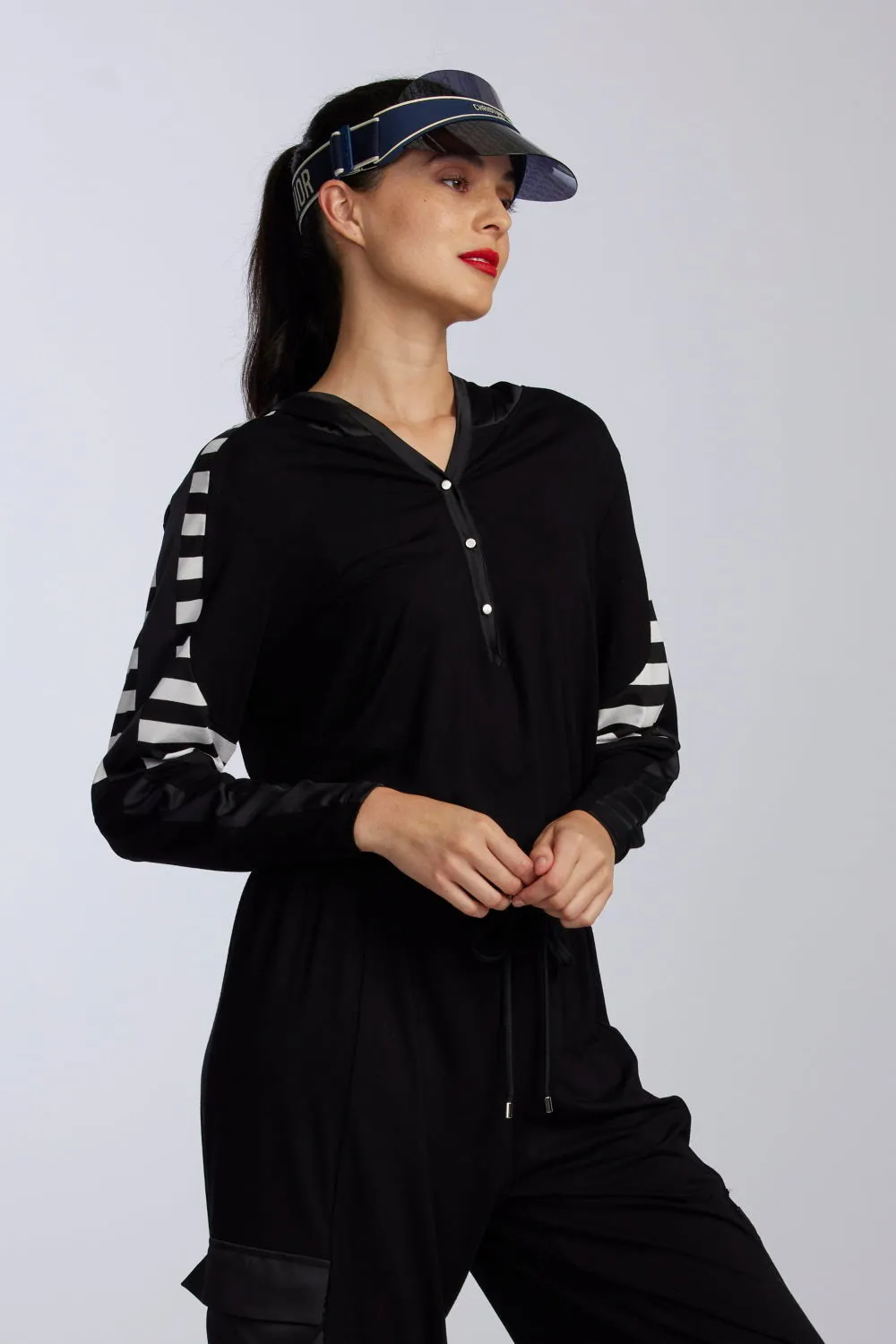 Paula Ryan Viscose Hoodie Sweater