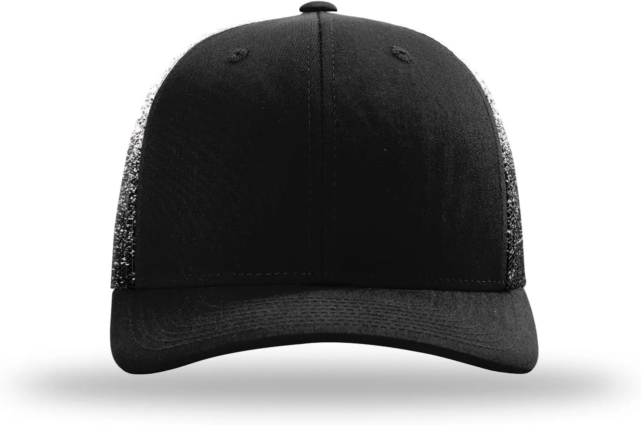 Richardson 112 Trucker Hat - Premium Blank Baseball Cap, Adjustable Snapback Hat - Structured Six Panel Richardson Blank Hats