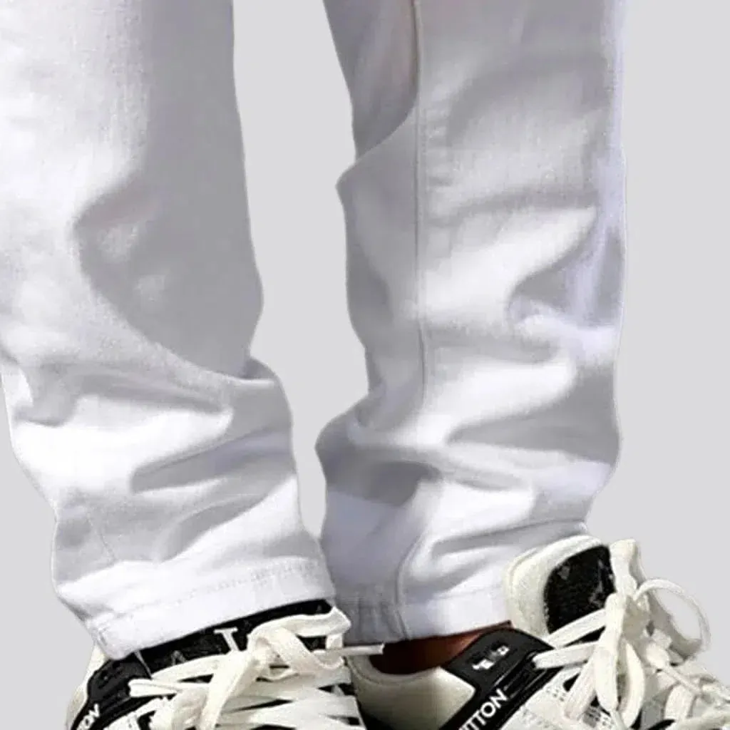 Ripped street jeans
 for men