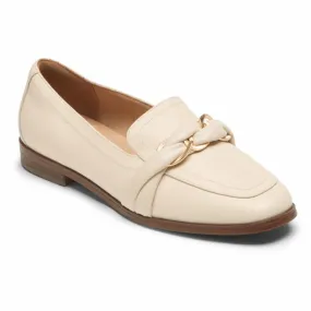 Rockport Women SUSANA WOVEN CHAIN VANILLA LTHR
