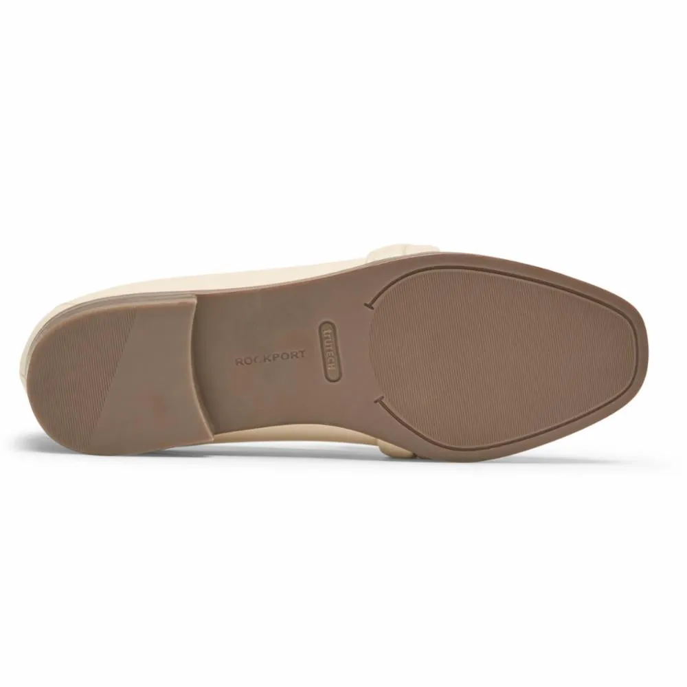 Rockport Women SUSANA WOVEN CHAIN VANILLA LTHR