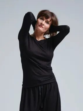 Silky Alma | Silk - Black