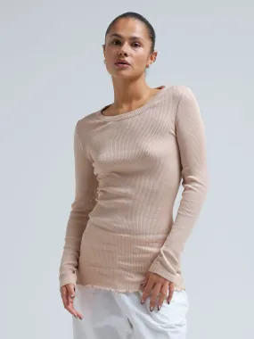 Silky Fiore | Silk - Dark sand