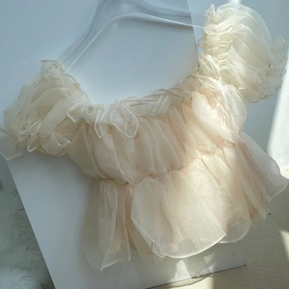 Silky Frill Blouse