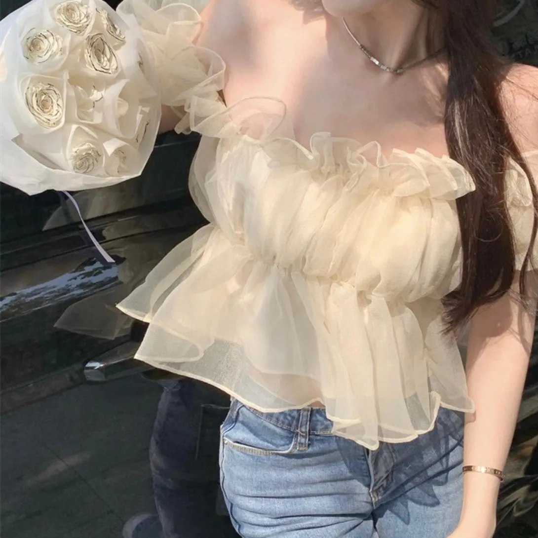Silky Frill Blouse