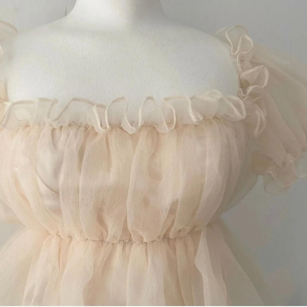 Silky Frill Blouse