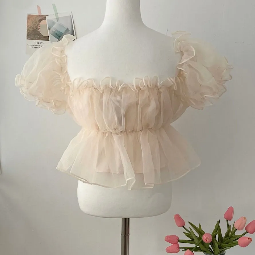 Silky Frill Blouse
