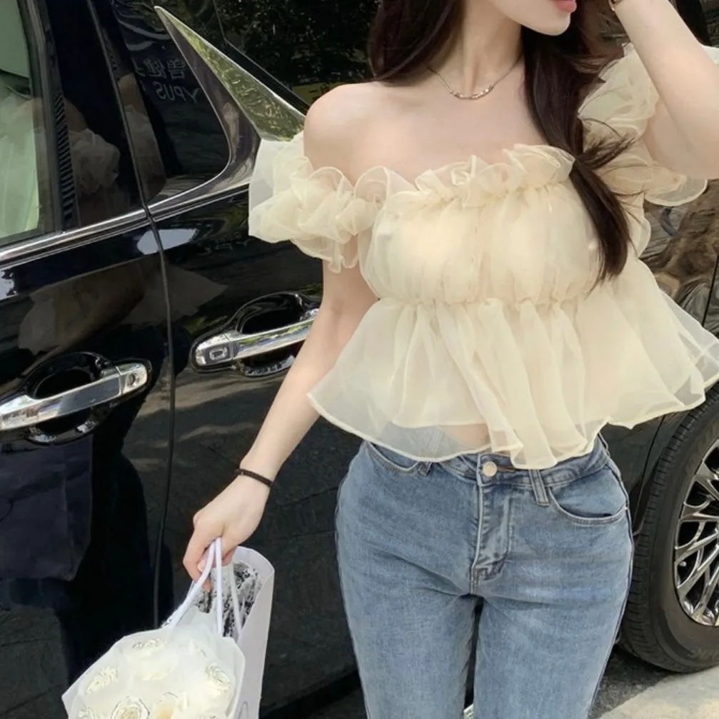 Silky Frill Blouse