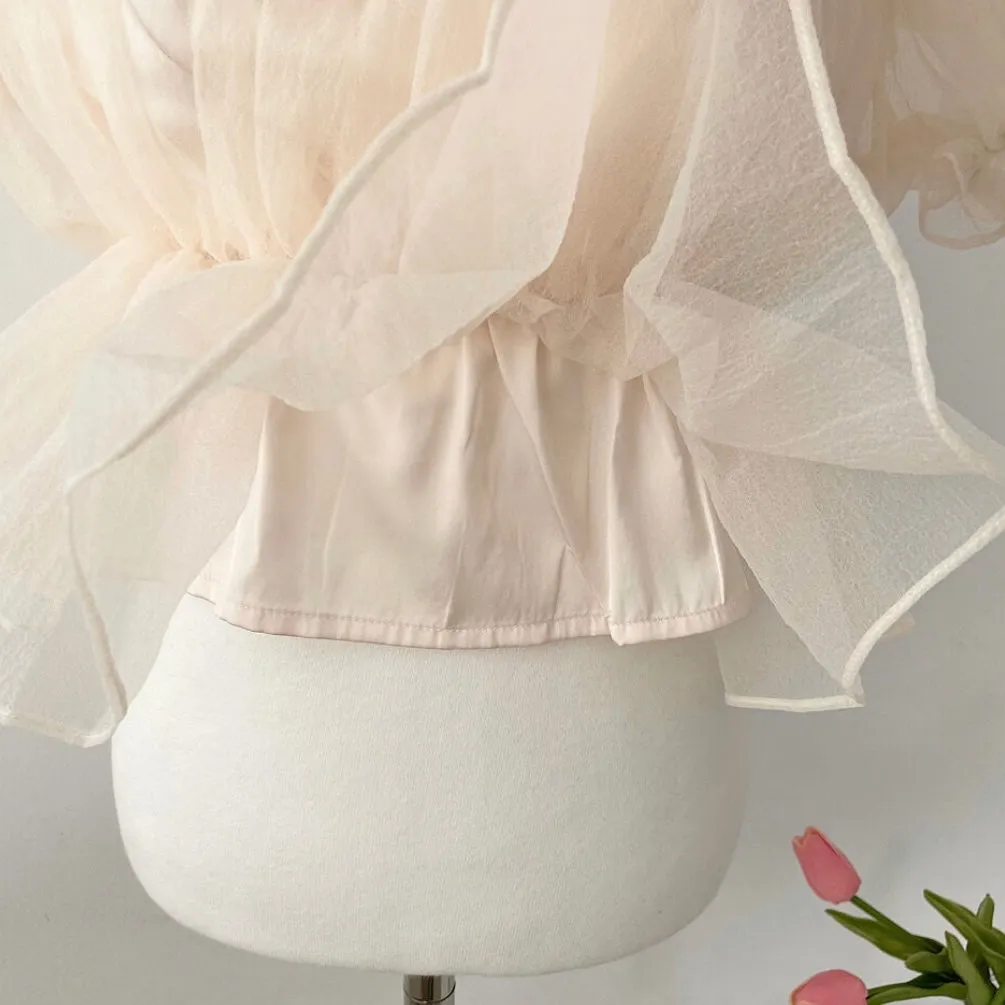 Silky Frill Blouse