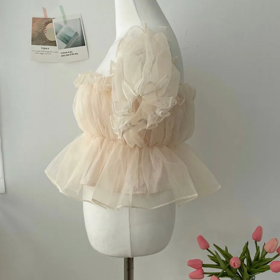 Silky Frill Blouse