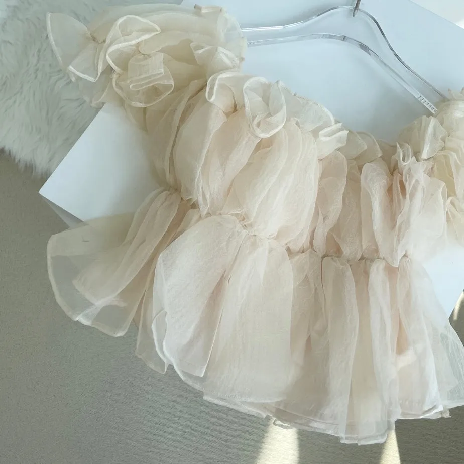 Silky Frill Blouse