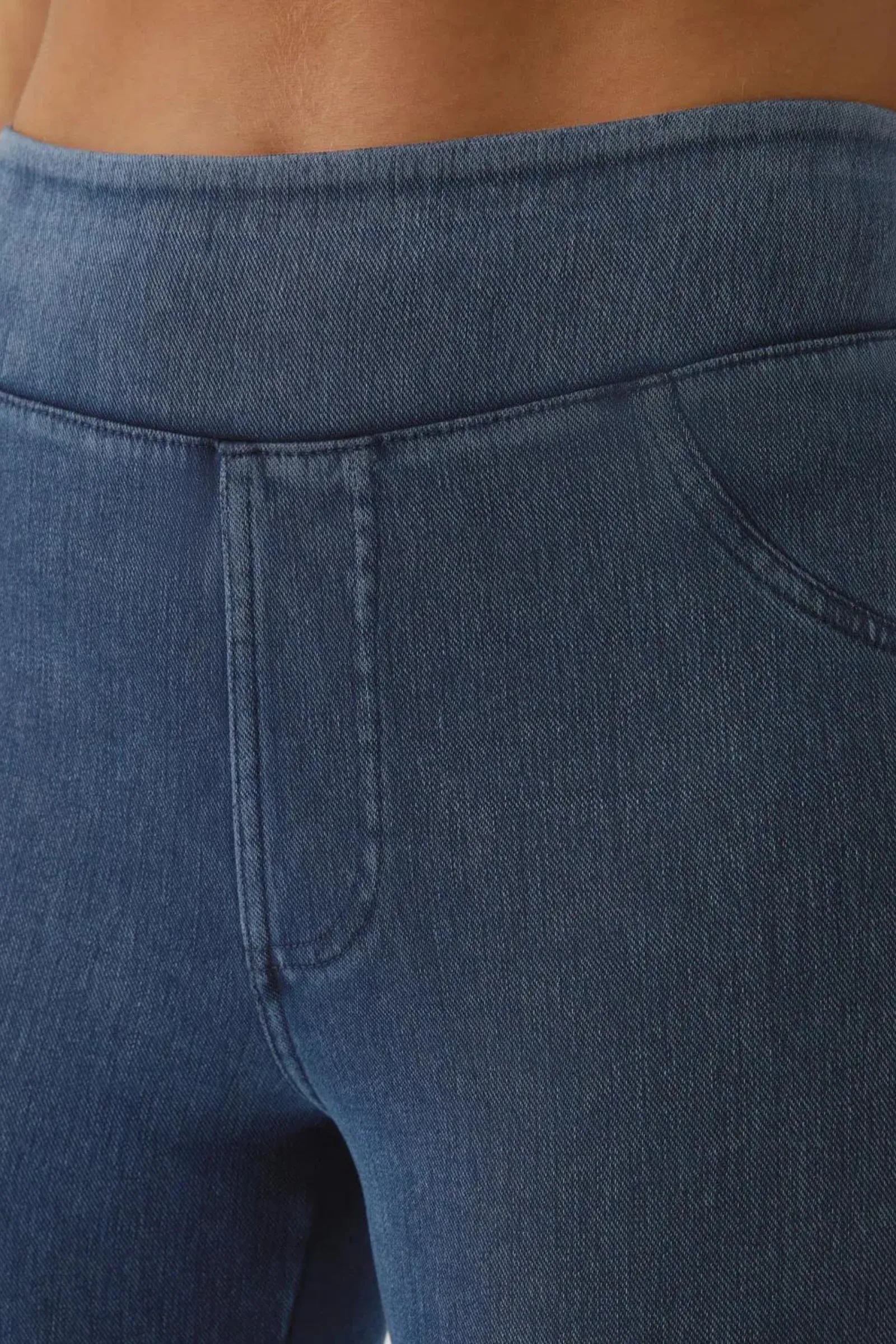 Snugz Super Stretch Denim Leggings in- Dark blue